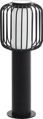 Image de Eglo 98723 RAVELLO E27 Lampadaire d'extérieur Socle Ø165mm Noir Blanc IP54