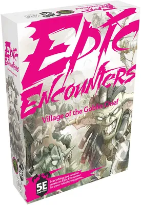Produktbild von Epic Encounters Village of the Goblin Chief - Miniaturen - Tabletop-Rollenspiel Zubehör - ENG Edition