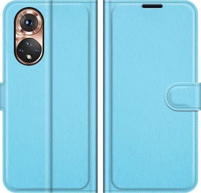 Produktbild von Mobigear Classic  HONOR 50 Hülle Klapphülle Geldbörse - Blau