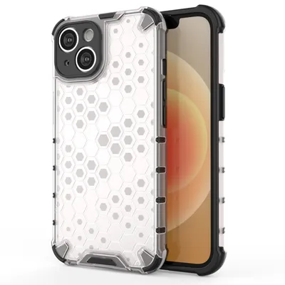 Produktbild von Hurtel Honeycomb, Mantelhülle, Apple, iPhone 14, 15,5 cm (6.1"), Transparent