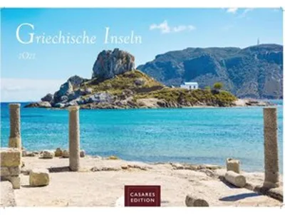 Produktbild von Griechische Inseln Kalender 2027 - Wandkalender | Fotokalender Griechenland 24x35 cm - Faszinierende Bilder mit ikonischen Motiven Meer, Strand, Sonne