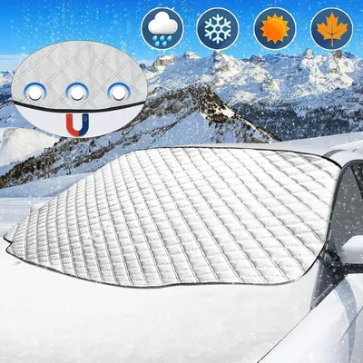 Produktbild von Frontscheibenabdeckung Auto Winter Magnet Fixierung 193x126cm