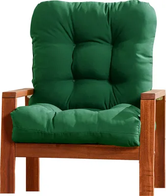 Produktbild von (106 * 53 cm, Grün) Schaukelstuhlkissen, siamesische wasserdichte Sonnenschutz-Stuhlmatte für den Außenbereich, Sitzkissen, Rückenkissen