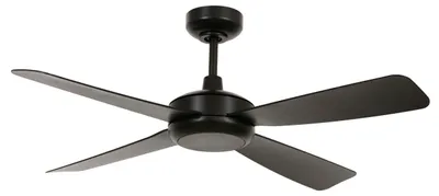 Produktbild von Energiespar Deckenventilator mit Fernbedienung Slipstream Schwarz 107 cm
