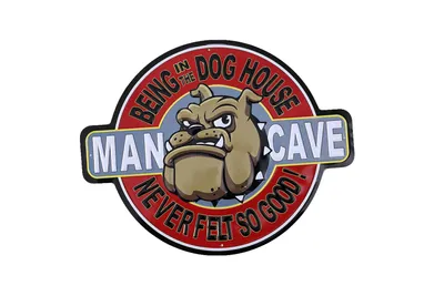 Produktbild von Mancave - Wand Dekoration - Blechschild - Retro blechschild - Metallschild - Vintage Blechschild -