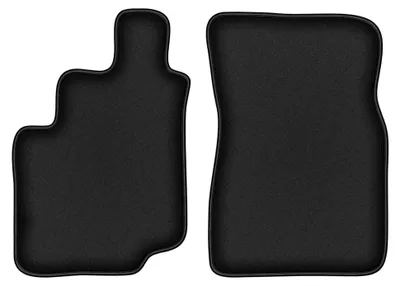 Immagine prodotto di Tappetini anteriori in moquette per SsangYong Musso 1993-2005 (SUV) – 2 pezzi, neri, su misura – Wielganizator DURBAN