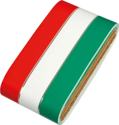 Obrázek produktu pro Samolepicí vlajka Lampa, samolepicí proužky Tricolore Itálie - 8x500 cm