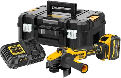 Produktbild von DeWALT DCG409T1 Akku Winkelschleifer Advantage 18V/54V - 6Ah Ø 125 mm bürstenlos Koffer TSTAK