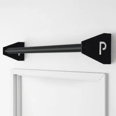 Produktbild von Klimmzugstange Wand - Platzsparende Pull Up Bar aus Stahl über Türrahmen bis 180kg, 101cm, fi34 Calisthenics Equipment für Zuhause