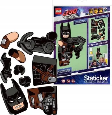 Produktbild von LEGO Movie 2 - Staticker Batman bewegliches Puzzle für Wand oder Fenster 52372