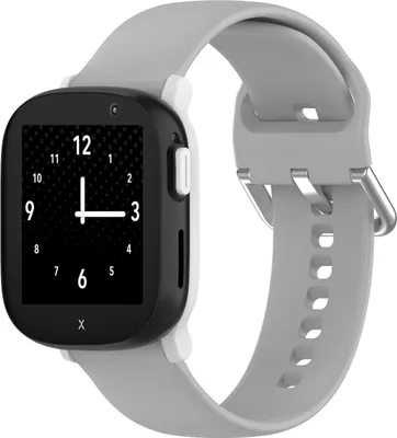 Produktbild von Für Xplora X6 Play / X6 Children hochwertiges Silikon Watch Ersatz Armband Grau