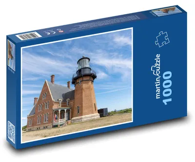 Produktbild von Puzzle 1000 Leuchtturm auf der Insel - martinpuzzle