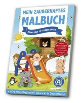 Obrázek produktu pro Mein zauberhaftes Malbuch - Meine Welt im Kindergarten