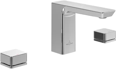 Produktbild von Villeroy & Boch TVW11200500061 Dreiloch-Waschtischarmatur Subway 3.0