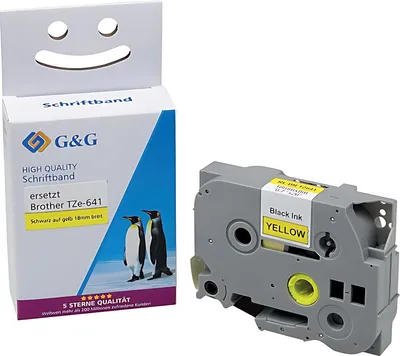 Obrázok produktu pre G&G 15560 G&G Schriftband kompatibel mit Brother TZe-641
