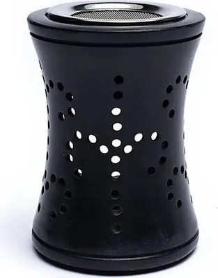 Produktbild von Rauchergefäß - Duftlampe Speckstein schwarz -- 10.5 cm