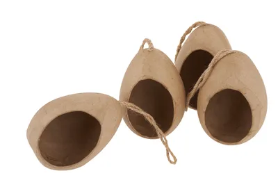 Produktbild von VBS Pappmaché Eier mit Öffnung, 4 Stück