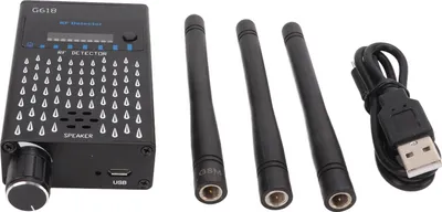 Obrázok produktu pre RF detektor Bug WiFi Camera Finder Počúvacie zariadenie GPS Skener bezdrôtového signálu G618