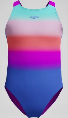 Zdjęcie produktu dla SPEEDO Girls Printed Pulseback BLAU/PINK 116
