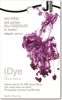 Produktbild von Jacquard Jacquard iDye Natural 14 gr Violett