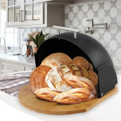 Produktbild von Maestro MR-1678G-BLACK Brotlaib. Schwarz