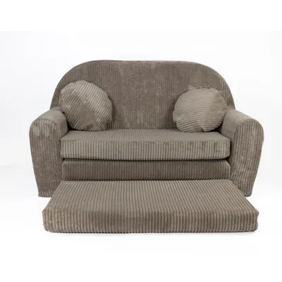 Produktbild von Kindersofa aus Cord mit Verlängerung – Mehr Platz, mehr Komfort!