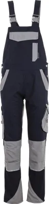 Produktbild von Planam Norit Damen Latzhose schwarzblau/zink Gr.38 6539038