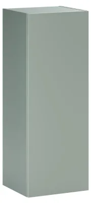 Imagen del producto de Mueble de baño de 80 cm, color verde aloe, estilo minimalista, con apertura mediante presión