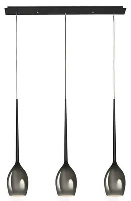 Produktbild von AZzardo AZ2937 Hängelampe Izza 3 Rauchglas
