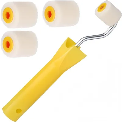 Produktbild von Set mit 5 kleinen Farbrollern mit Griffen