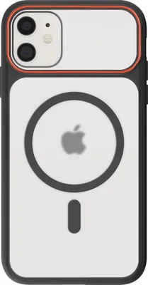 Productafbeelding van Avizar, Versterkte rookglazen MagSafe hoesje voor iPhone 11, zwart