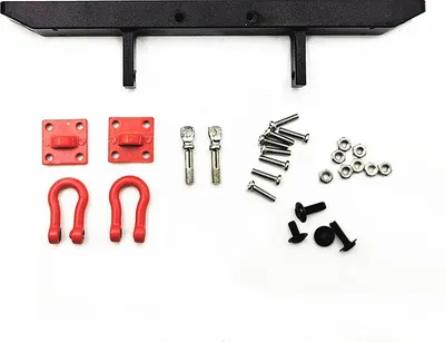 Obrázek produktu pro 1 / 16 Metal RC Car Bumper Protector s modifikovanými díly Hook DIY pro Willys C606 Q65 černá