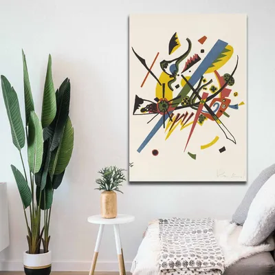 Produktbild von Wallity, 70100KANDINSKY016- VSL1151, Bunt, Leinwandbilder, 70 x 100 cm, 100% Leinwand