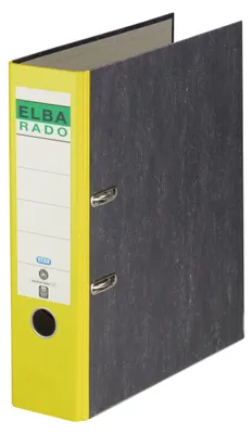 Produktbild von ELBA Rado - A4 - Aluminium - Karton - Schwarz - Gelb - Weiß - 570 Blätter - 8 cm