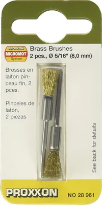 Immagine prodotto di Proxxon Pinselbürsten Messing, 8 mm, 2 Stück, 28961