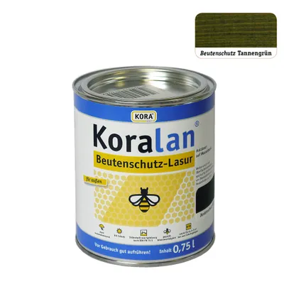 Produktbild von Koralan® Beutenschutz-Lasur 750 ml Dose, tannengrün