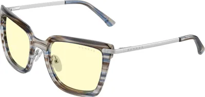 Zdjęcie produktu dla GUNNAR okulary biurowe/do gier KAIA BLUE RIBBON bursztynowe okulary BLF 65 GUNNAR focus