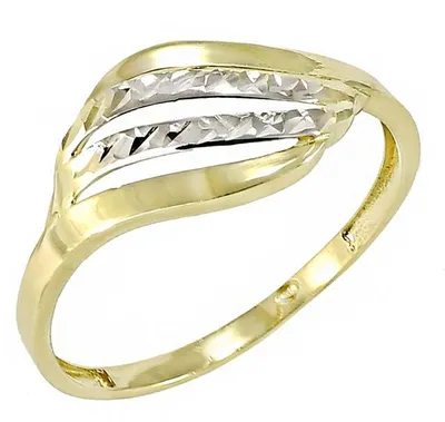 Produktbild von Goldring Glare967, 14 Karat Gelb- und Weißgold Au 585/1000, Ringgröße 66, Ringbreite 1,6 mm, hypoallergen