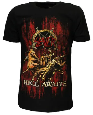 Immagine prodotto di Maglietta Slayer Hell Awaits – Merchandising ufficiale - S