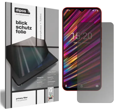 Produktbild von Umidigi F1 Blickschutzfolie matt Schutzfolie Folie Display Schutz dipos
