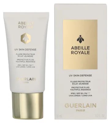 Produktbild von Guerlain Abeille Royale UV Skin Defense, Sonnenschutzmittel, Gesicht, Tube, Anti-Falten, Aufhellend, Schutz, Jeder Hauttyp, 50 ml