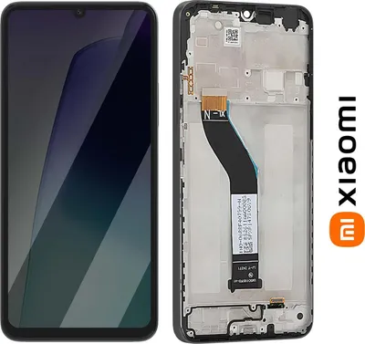 Produktbild von Xiaomi, Original Komplettdisplay Redmi 14C LCD Touchscreen mit Gehäuse, Schwarz