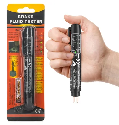 Zdjęcie produktu dla Tester płynu hamulcowego DOT 3/4/5 z wskaźnikiem LED