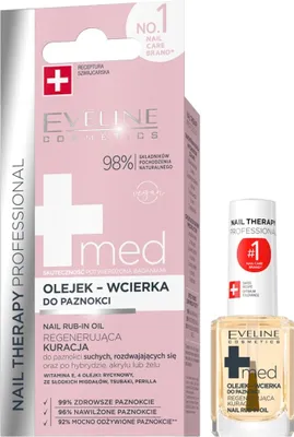 Produktbild von Eveline Cosmetics Nageltherapie Professional Med+ Nhrendes Nagell, 12 ml