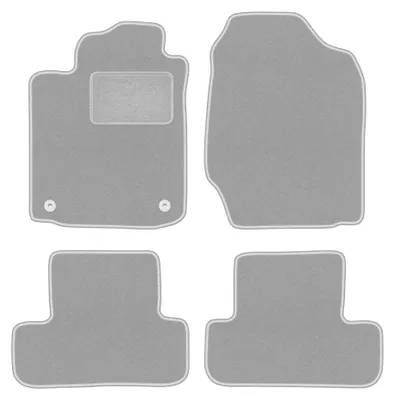 Immagine prodotto di Tappetini in moquette per Toyota Corolla Verso I 2001-2004 (monovolume) – set 4 pezzi, grigi, su misura – Wielganizator OSLO