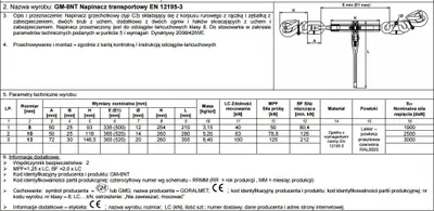 Obrázek produktu pro Napinacz Transportowy 8Mm