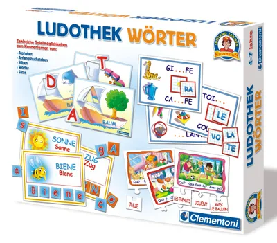 Produktbild von Clementoni 69760 - Ludothek - Wörter