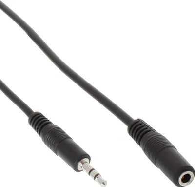 Image de InLine® 99931 Klinke Verlängerung, 3,5mm Klinke Stecker / Buchse, Stereo, 2m