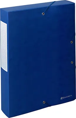 Immagine prodotto di Scatola d'archivio Exacompta dorso 60 mm con etichetta in cartone Manila Scotten Nature Future, blu, cartone, A4, 240 x 320 x 60 mm