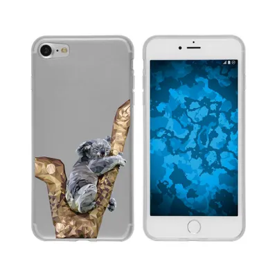 Produktbild von PhoneNatic Case kompatibel mit Apple iPhone 6s / 6 Silikon-Hülle Vektor Tiere Koala M9